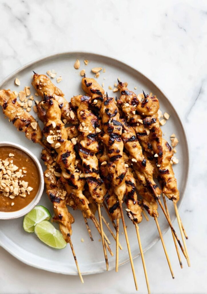 Sate Ayam – Authentic Indonesian Chicken Satay with Peanut Sauce