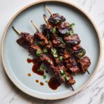 Sate Kambing: Indonesian Grilled Lamb Skewers with Tamarind Glaze