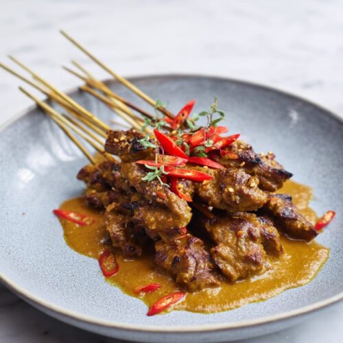 Sate Padang: West Sumatran Satay with Curried Sauce