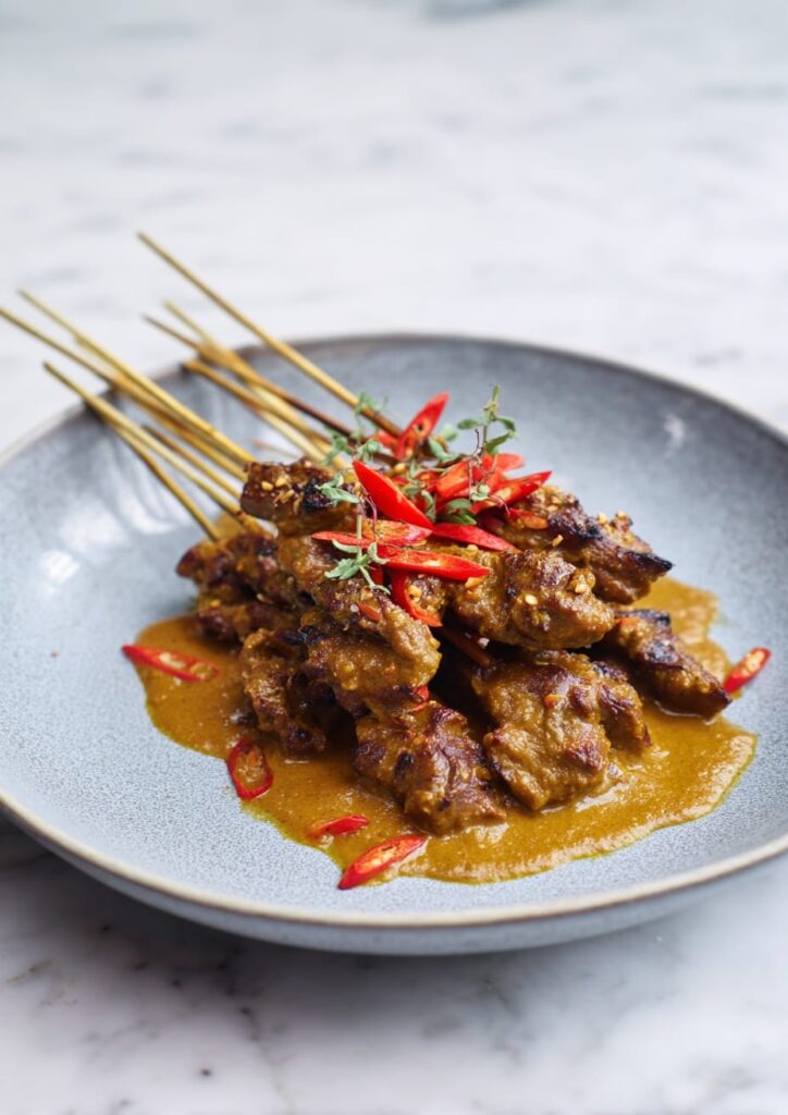 Sate Padang: West Sumatran Satay with Curried Sauce