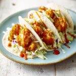 Air Fryer Cauliflower Tacos with Yoghurt Slaw