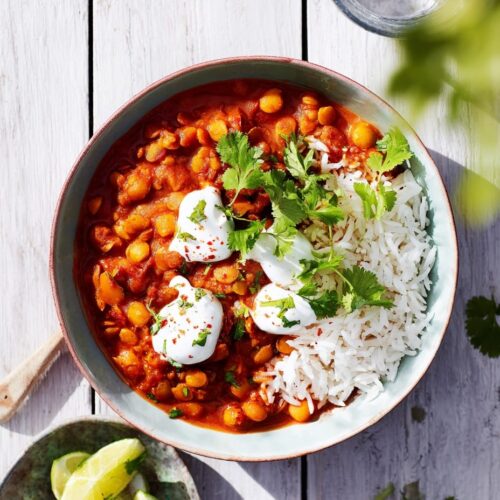 Slow Cooker Lentil Sweet Potato Dhal